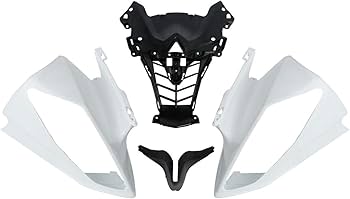 Amazon | HUILI-JPHOME 無塗装 アッパー フロントフェアリング カウル Amazon | HUILI-JPHOME 無塗装 アッパー フロントフェアリング カウル